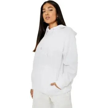 Koverify Plain White Hoodie for Women